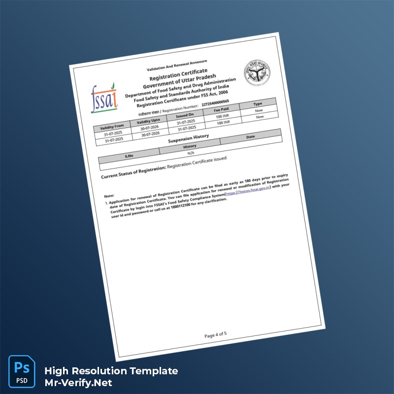 India%20Government%20of%20Uttar%20Pradesh%20Registration%20Certificate%20Template%20in%20Word%20and%20PDF%20formats-page4 Editable India Government of Uttar Pradesh Registration Certificate Template in Word and PDF formats page 4 Preview - Mac Doc