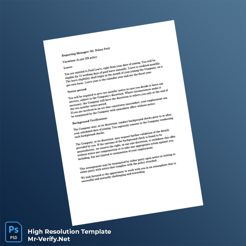 India%20Greenbiz%20Agro%20Industries%20LLP%20Offer%20Letter%20Template%20in%20Word%20and%20PDF%20formats-page2 Editable India Greenbiz Agro Industries LLP Offer Letter Template in Word and PDF formats page 2 Preview - Mac Doc