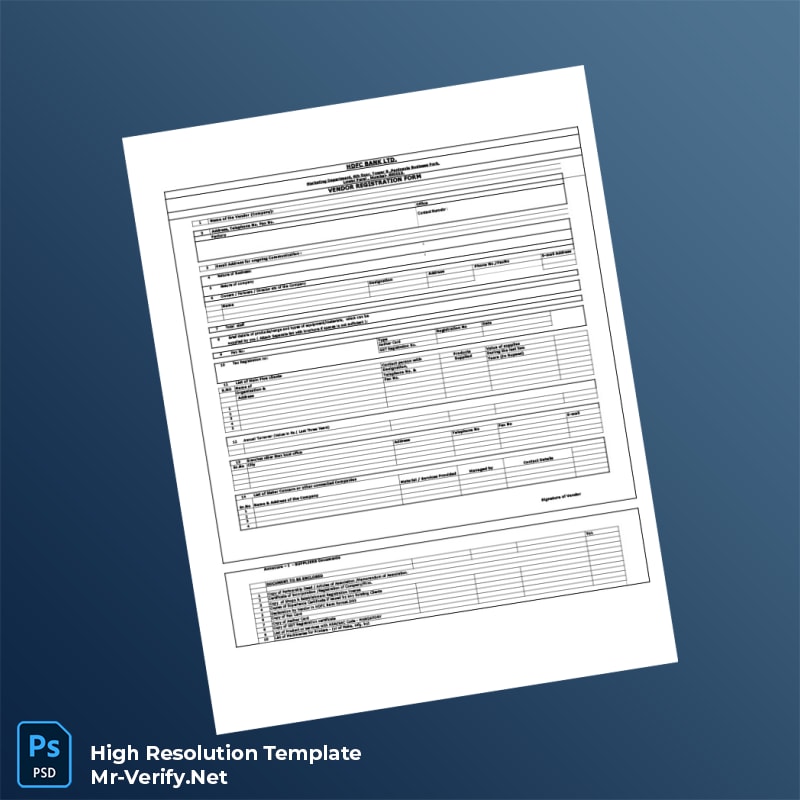 India%20HDFC%20Bank%20Vendor%20Registration%20Form%20Template%20in%20Word%20and%20PDF%20formats Editable India HDFC Bank Vendor Registration Form Word and Pdf Template Preview - Mac Doc