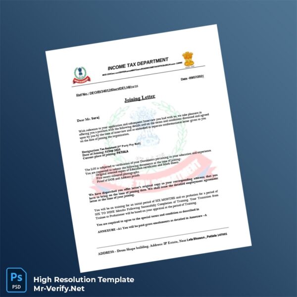 India%20Income%20Tax%20Department%20Employment%20Verification%20Letter%20Template%20in%20Word%20and%20PDF%20formats Editable India Income Tax Department Employment Verification Letter Word and Pdf Template Preview - Mac Doc