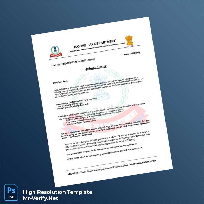 India%20Income%20Tax%20Department%20Employment%20Verification%20Letter%20Template%20in%20Word%20and%20PDF%20formats Editable India Income Tax Department Employment Verification Letter Word and Pdf Template Preview - Mac Doc