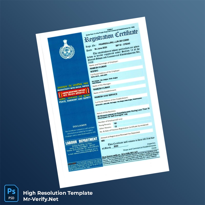 India%20Labour%20Department%20Business%20Registration%20Certificate%20Template%20in%20Word%20and%20PDF%20formats Editable India Labour Department Business Registration Certificate Word and Pdf Template Preview - Mac Doc