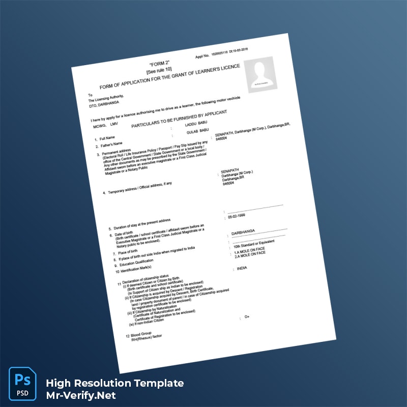 India%20Licensing%20Authority%20Learner%20s%20Licence%20Application%20Form%20Template%20in%20Word%20and%20PDF%20formats Editable India Licensing Authority Learner s Licence Application Form Word and Pdf Template Preview - Mac Doc