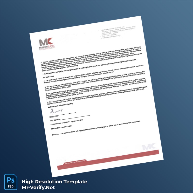 India%20Mattsenkumar%20Services%20Pvt%20Ltd%20Employment%20Verification%20Letter%20Template%20in%20Word%20and%20PDF%20formats-page3 Editable India Mattsenkumar Services Pvt Ltd Employment Verification Letter Template in Word and PDF formats page 3 Preview - Mac Doc