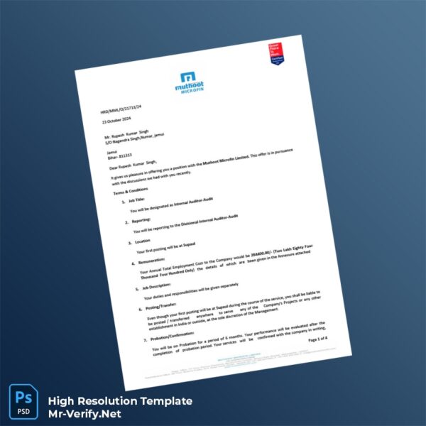 India%20Muthoot%20Microfin%20Employment%20Verification%20Letter%20Template%20in%20Word%20and%20PDF%20formats Editable India Muthoot Microfin Employment Verification Letter Word and Pdf Template Preview - Mac Doc