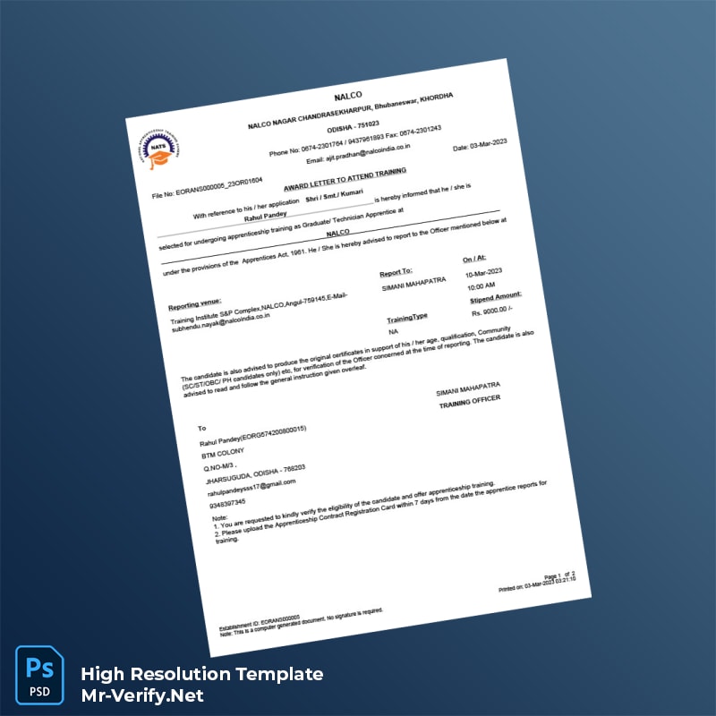 India%20NALCO%20Employment%20Verification%20Letter%20Template%20in%20Word%20and%20PDF%20formats Editable India NALCO Employment Verification Letter Word and Pdf Template Preview - Mac Doc