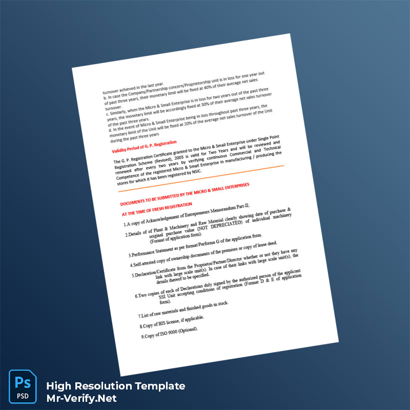India%20NSIC%20Single%20Point%20Registration%20Certificate%20Template%20in%20Word%20and%20PDF%20formats-page4 Editable India NSIC Single Point Registration Certificate Template in Word and PDF formats page 4 Preview - Mac Doc