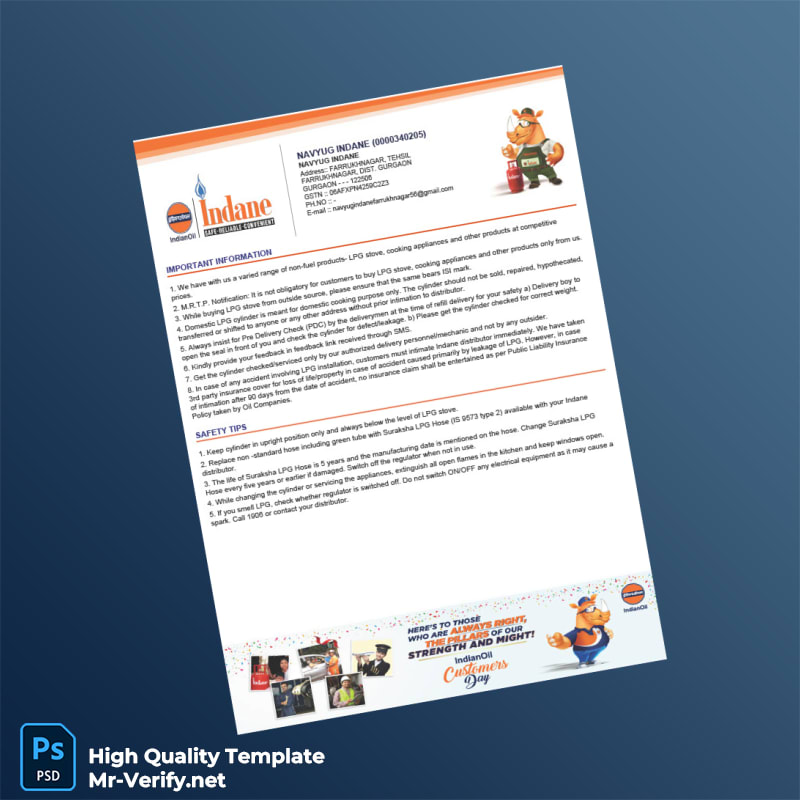 India Navyug Indane Tax Invoice Template in Word and PDF formats page 2 India Navyug Indane Tax Invoice Template in Word and PDF formats page 2