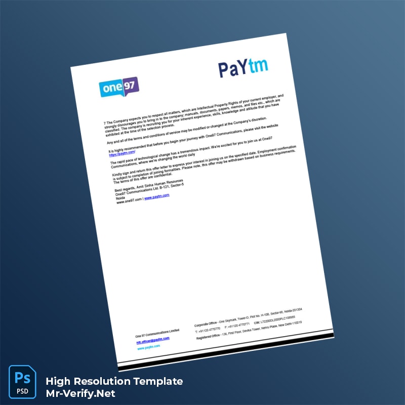 India%20One97%20Communications%20Ltd%20Employment%20Verification%20Letter%20Template%20in%20Word%20and%20PDF%20formats-page3 Editable India One97 Communications Ltd Employment Verification Letter Template in Word and PDF formats page 3 Preview - Mac Doc