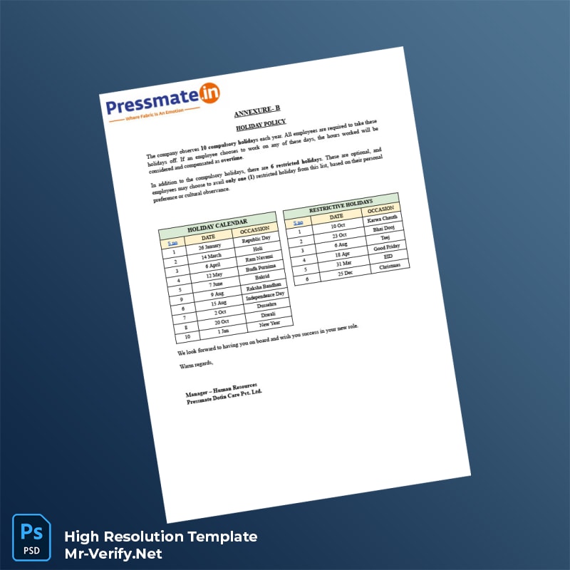 India%20Pressmate%20Dotin%20Care%20Pvt%20Ltd%20Joining%20Letter%20Template%20in%20Word%20and%20PDF%20formats-page4 Editable India Pressmate Dotin Care Pvt Ltd Joining Letter Template in Word and PDF formats page 4 Preview - Mac Doc