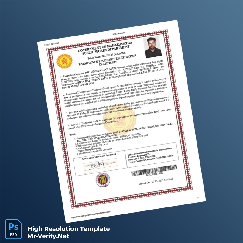 India%20Public%20Works%20Department%20Registration%20Certificate%20Template%20in%20Word%20and%20PDF%20formats Editable India Public Works Department Registration Certificate Word and Pdf Template Preview - Mac Doc