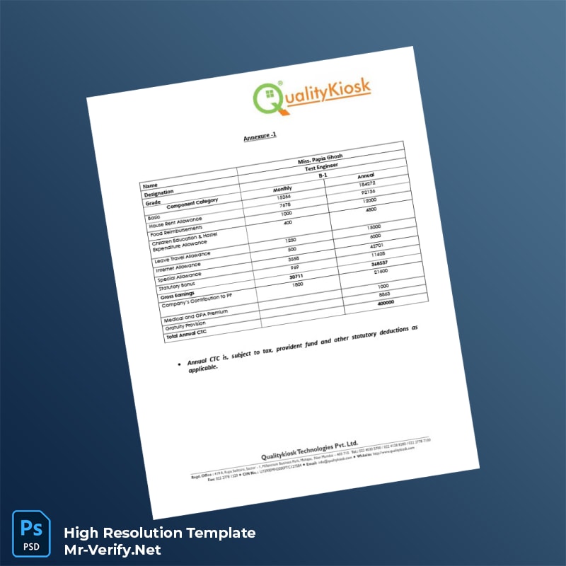 India%20QualityKiosk%20Technologies%20Pvt%20Ltd%20Employment%20Verification%20Letter%20Template%20in%20Word%20and%20PDF%20formats-page3 Editable India QualityKiosk Technologies Pvt Ltd Employment Verification Letter Template in Word and PDF formats page 3 Preview - Mac Doc