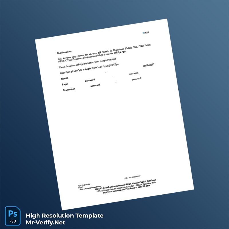 India%20Quess%20Corp%20Employment%20Verification%20Letter%20Template%20in%20Word%20and%20PDF%20formats-page7 Editable India Quess Corp Employment Verification Letter Template in Word and PDF formats page 7 Preview - Mac Doc