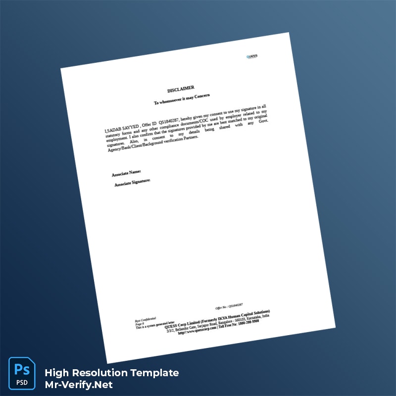 India%20Quess%20Corp%20Employment%20Verification%20Letter%20Template%20in%20Word%20and%20PDF%20formats-page8 Editable India Quess Corp Employment Verification Letter Template in Word and PDF formats page 8 Preview - Mac Doc