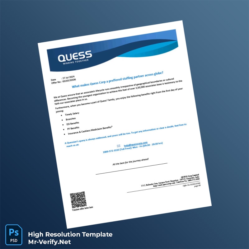 India%20Quess%20Corporation%20Employment%20Verification%20Letter%20Template%20in%20Word%20and%20PDF%20formats-page6 Editable India Quess Corporation Employment Verification Letter Template in Word and PDF formats page 6 Preview - Mac Doc