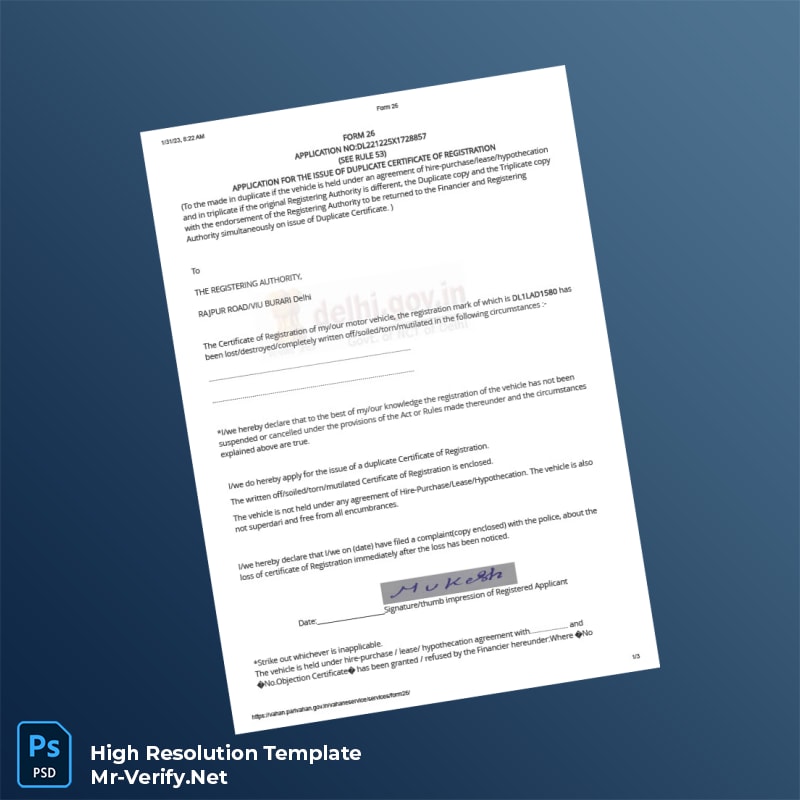 India%20Rajpur%20Road%20Motor%20Vehicle%20Registration%20Certificate%20Template%20in%20Word%20and%20PDF%20formats Editable India Rajpur Road Motor Vehicle Registration Certificate Word and Pdf Template Preview - Mac Doc