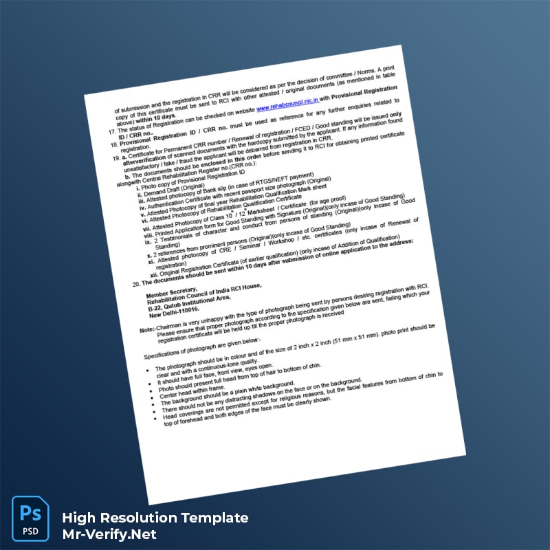 India%20Rehabilitation%20Council%20of%20India%20Registration%20Certificate%20Template%20in%20Word%20and%20PDF%20formats-page3 Editable India Rehabilitation Council of India Registration Certificate Template in Word and PDF formats page 3 Preview - Mac Doc