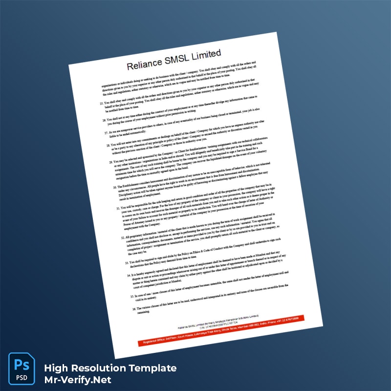 India%20Reliance%20SMSL%20Limited%20Offer%20Letter%20Template%20in%20Word%20and%20PDF%20formats-page4 Editable India Reliance SMSL Limited Offer Letter Template in Word and PDF formats page 4 Preview - Mac Doc