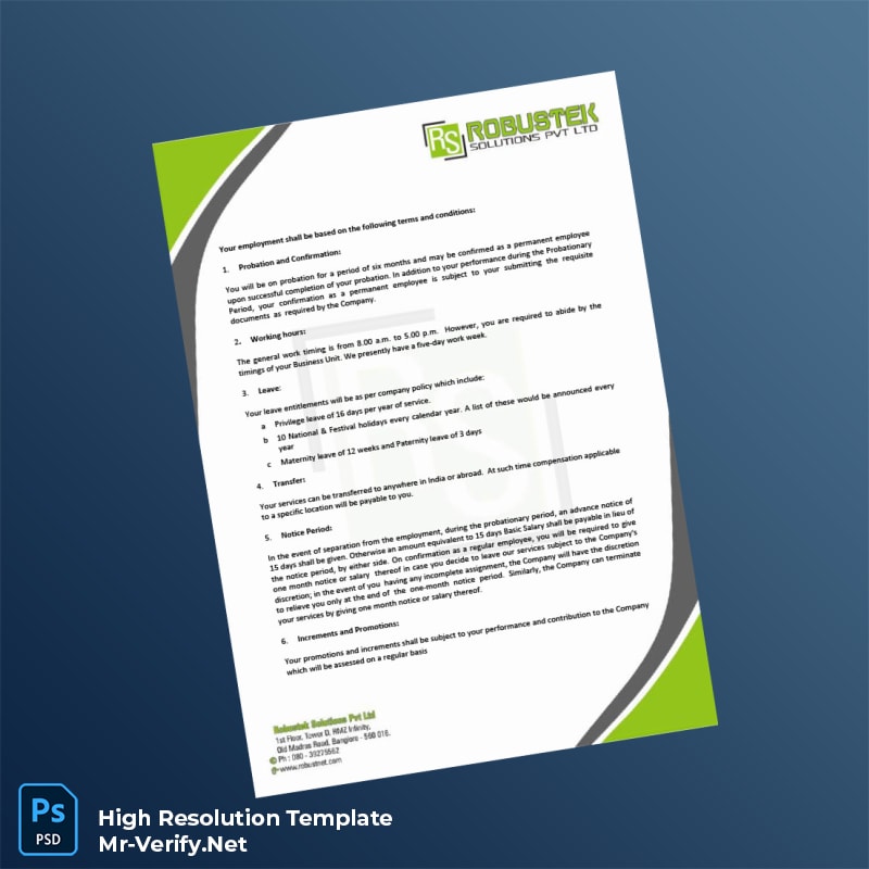 India%20RobusTEK%20Solutions%20Private%20Limited%20Employment%20Verification%20Letter%20Template%20in%20Word%20and%20PDF%20formats-page2 Editable India RobusTEK Solutions Private Limited Employment Verification Letter Template in Word and PDF formats page 2 Preview - Mac Doc