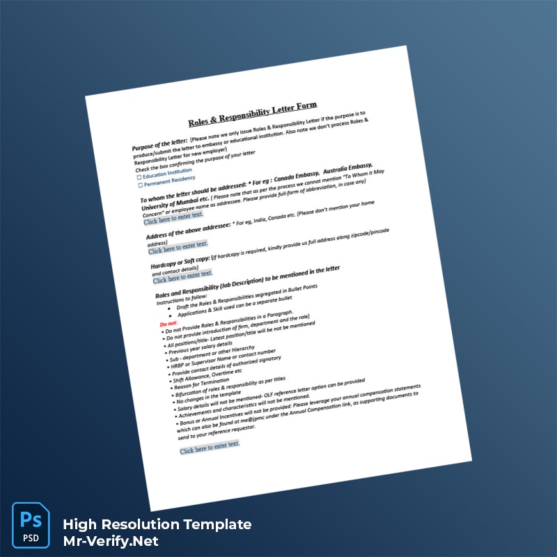 India%20Roles%20Responsibility%20Letter%20Form%20Template%20in%20Word%20and%20PDF%20formats Editable India Roles Responsibility Letter Form Word and Pdf Template Preview - Mac Doc