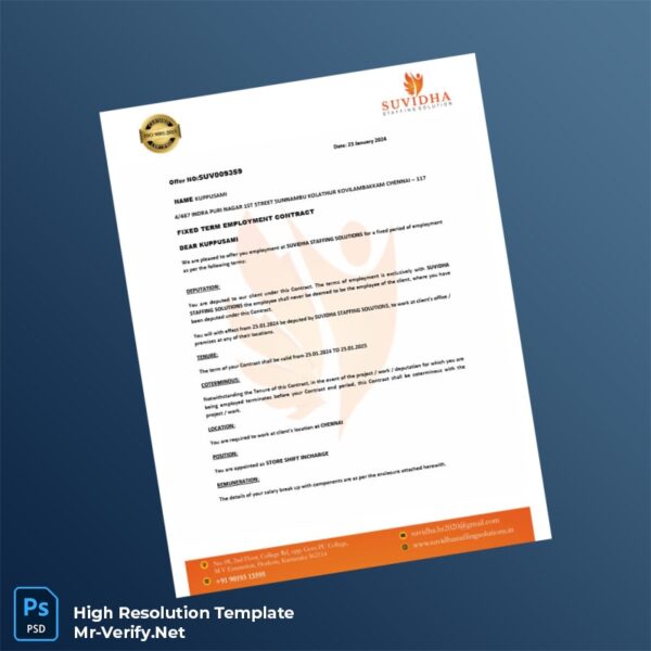 India%20Suvidha%20Employment%20Verification%20Letter%20Template%20in%20Word%20and%20PDF%20formats Editable India Suvidha Employment Verification Letter Word and Pdf Template Preview - Mac Doc