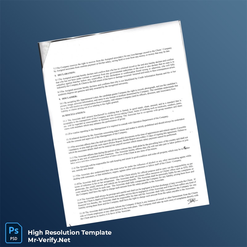 India%20Suvidha%20Sewa%20Pvt%20Ltd%20Employment%20Verification%20Letter%20Template%20in%20Word%20and%20PDF%20formats-page5 Editable India Suvidha Sewa Pvt Ltd Employment Verification Letter Template in Word and PDF formats page 5 Preview - Mac Doc