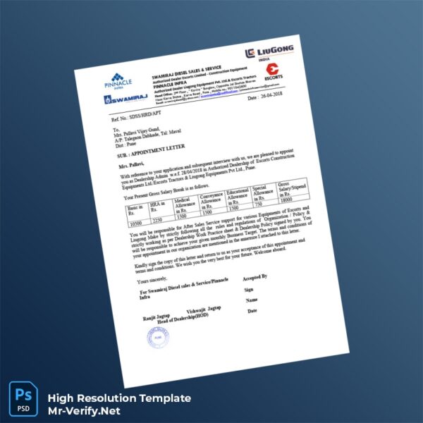 India%20Swamiraj%20Diesel%20Sales%20Service%20Employment%20Verification%20Letter%20Template%20in%20Word%20and%20PDF%20formats Editable India Swamiraj Diesel Sales Service Employment Verification Letter Word and Pdf Template Preview - Mac Doc