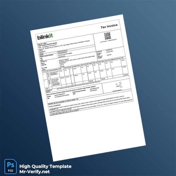 India TAMS Global Private Limited Tax Invoice Template in Word and PDF formats India TAMS Global Private Limited Tax Invoice Template in Word and PDF formats
