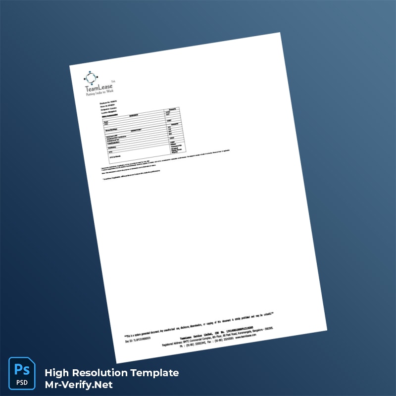 India%20TeamLease%20Services%20Ltd%20Employment%20Verification%20Letter%20Template%20in%20Word%20and%20PDF%20formats-page2 Editable India TeamLease Services Ltd Employment Verification Letter Template in Word and PDF formats page 2 Preview - Mac Doc