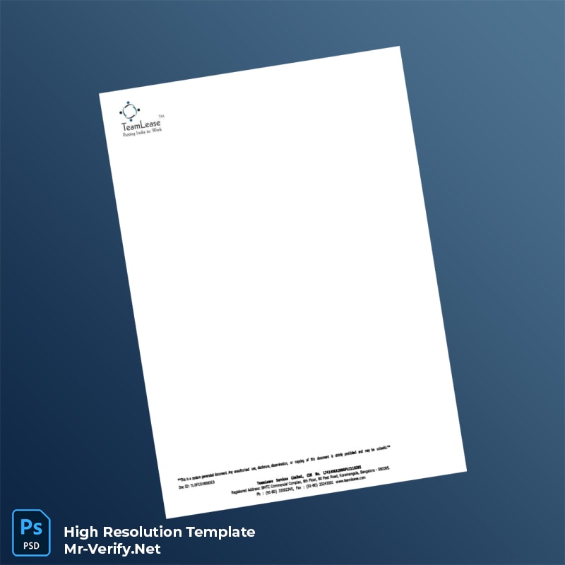 India%20TeamLease%20Services%20Ltd%20Employment%20Verification%20Letter%20Template%20in%20Word%20and%20PDF%20formats-page3 Editable India TeamLease Services Ltd Employment Verification Letter Template in Word and PDF formats page 3 Preview - Mac Doc