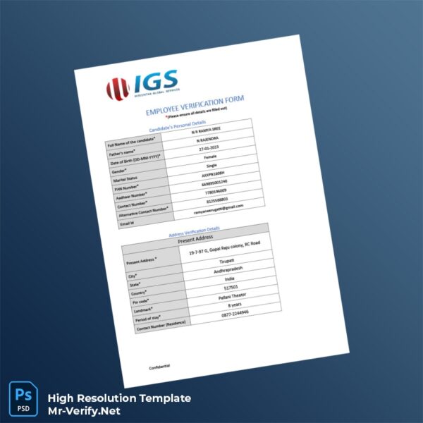 Editable India Toshiba Software India Employment Verification Letter Word and Pdf Template Preview - Mac Doc
