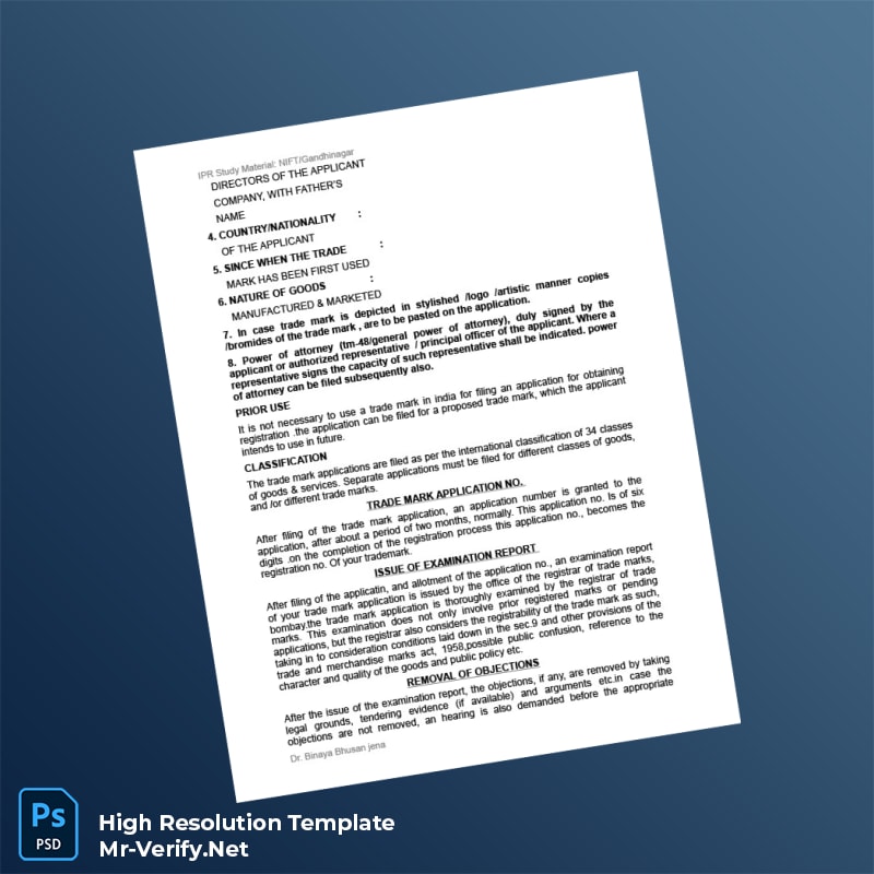 India%20Trademark%20Registration%20Certificate%20Template%20in%20Word%20and%20PDF%20formats-page2 Editable India Trademark Registration Certificate Template in Word and PDF formats page 2 Preview - Mac Doc