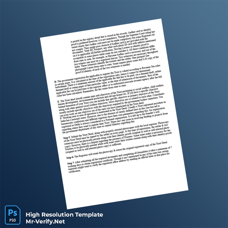 India%20Trust%20Authority%20Registration%20Certificate%20Template%20in%20Word%20and%20PDF%20formats-page5 Editable India Trust Authority Registration Certificate Template in Word and PDF formats page 5 Preview - Mac Doc