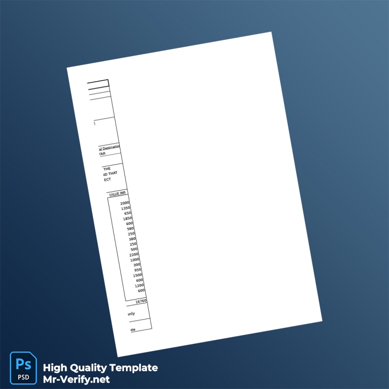 India United Restaurants Company Proforma Invoice Template in Word and PDF formats page 4 India United Restaurants Company Proforma Invoice Template in Word and PDF formats page 4