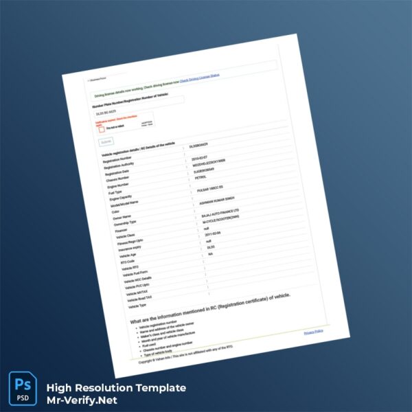 India%20Vahan%20Info%20Registration%20Certificate%20Template%20in%20Word%20and%20PDF%20formats Editable India Vahan Info Registration Certificate Word and Pdf Template Preview