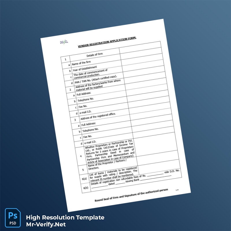 India%20Vendor%20Registration%20Application%20Form%20Template%20in%20Word%20and%20PDF%20formats Editable India Vendor Registration Application Form Word and Pdf Template Preview - Mac Doc