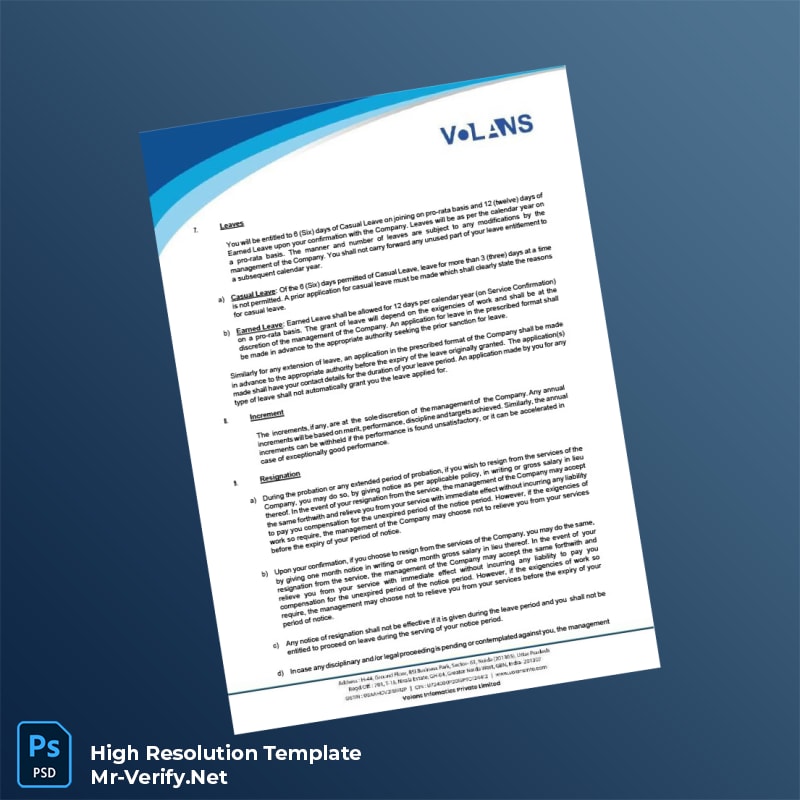 India%20Volans%20Informatics%20Private%20Limited%20Employment%20Verification%20Letter%20Template%20in%20Word%20and%20PDF%20formats-page4 Editable India Volans Informatics Private Limited Employment Verification Letter Template in Word and PDF formats page 4 Preview - Mac Doc