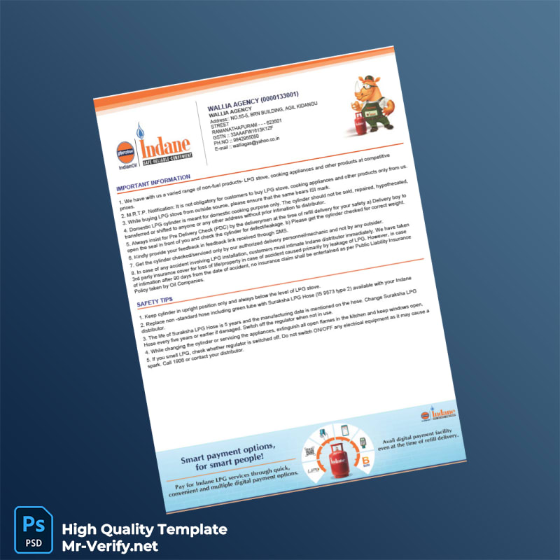 India Wallia Agency Tax Invoice Template in Word and PDF formats page 2 India Wallia Agency Tax Invoice Template in Word and PDF formats page 2