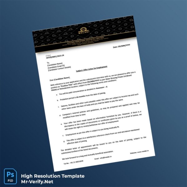 India%20Water%20Brewing%20Private%20Limited%20Offer%20Letter%20Template%20in%20Word%20and%20PDF%20formats Editable India Water Brewing Private Limited Offer Letter Word and Pdf Template Preview - Mac Doc