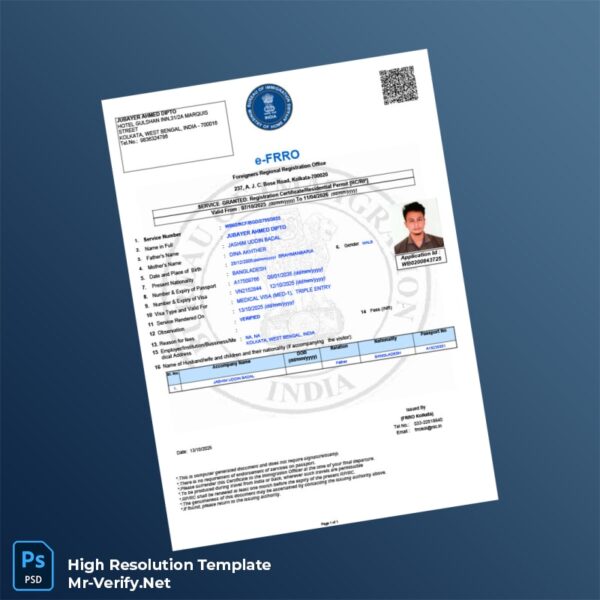India%20e-FRRO%20Registration%20Certificate%20Template%20in%20Word%20and%20PDF%20formats Editable India e-FRRO Registration Certificate Word and Pdf Template Preview - Mac Doc