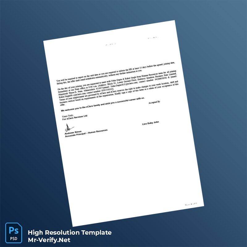 India%20eClerx%20Services%20Ltd%20Employment%20Verification%20Letter%20Template%20in%20Word%20and%20PDF%20formats-page3 Editable India eClerx Services Ltd Employment Verification Letter Template in Word and PDF formats page 3 Preview - Mac Doc