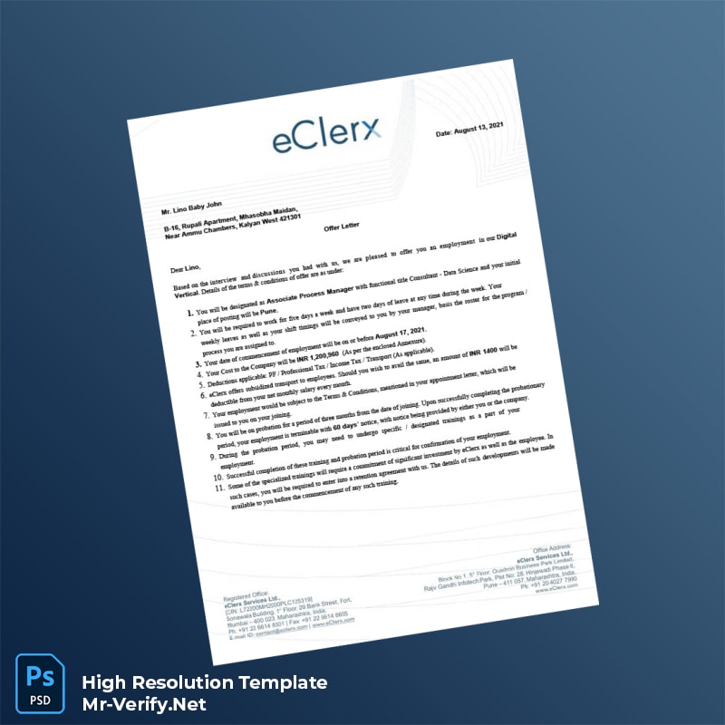India%20eClerx%20Services%20Ltd%20Employment%20Verification%20Letter%20Template%20in%20Word%20and%20PDF%20formats Editable India eClerx Services Ltd Employment Verification Letter Word and Pdf Template Preview - Mac Doc