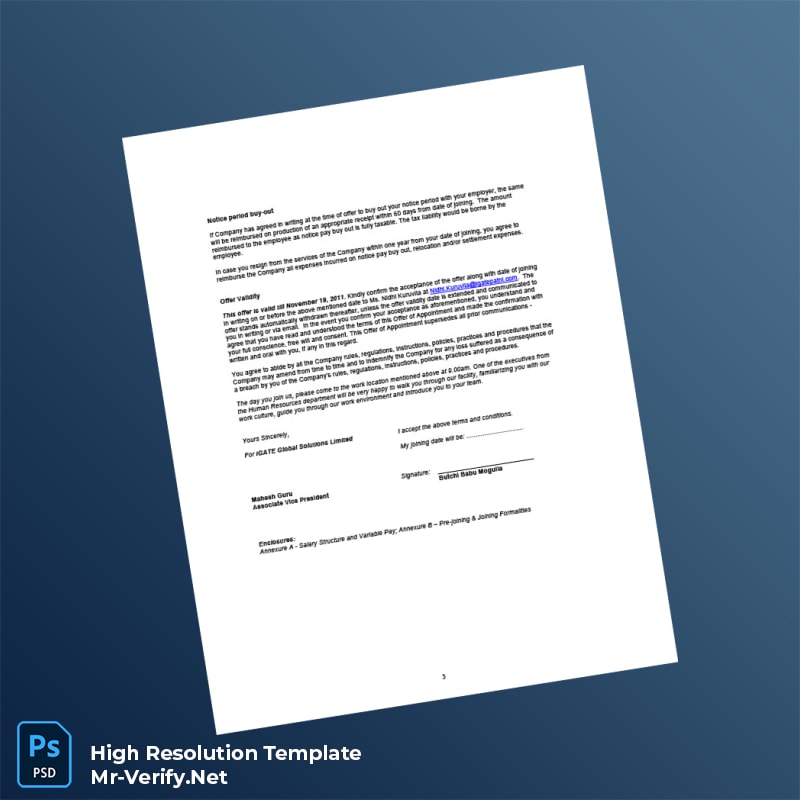 India%20iGATE%20Global%20Solutions%20Limited%20Employment%20Verification%20Letter%20Template%20in%20Word%20and%20PDF%20formats-page3 Editable India iGATE Global Solutions Limited Employment Verification Letter Template in Word and PDF formats page 3 Preview - Mac Doc
