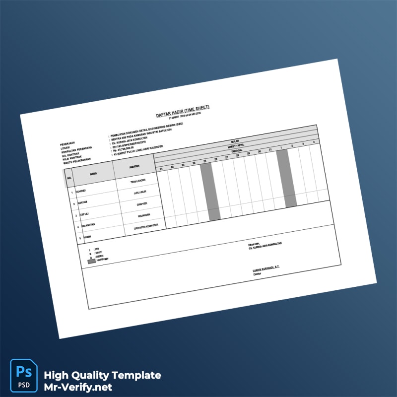 Indonesia CV Kurnia Jaya Konsultan Invoice Template in Word and PDF formats page 4 Indonesia CV Kurnia Jaya Konsultan Invoice Template in Word and PDF formats page 4