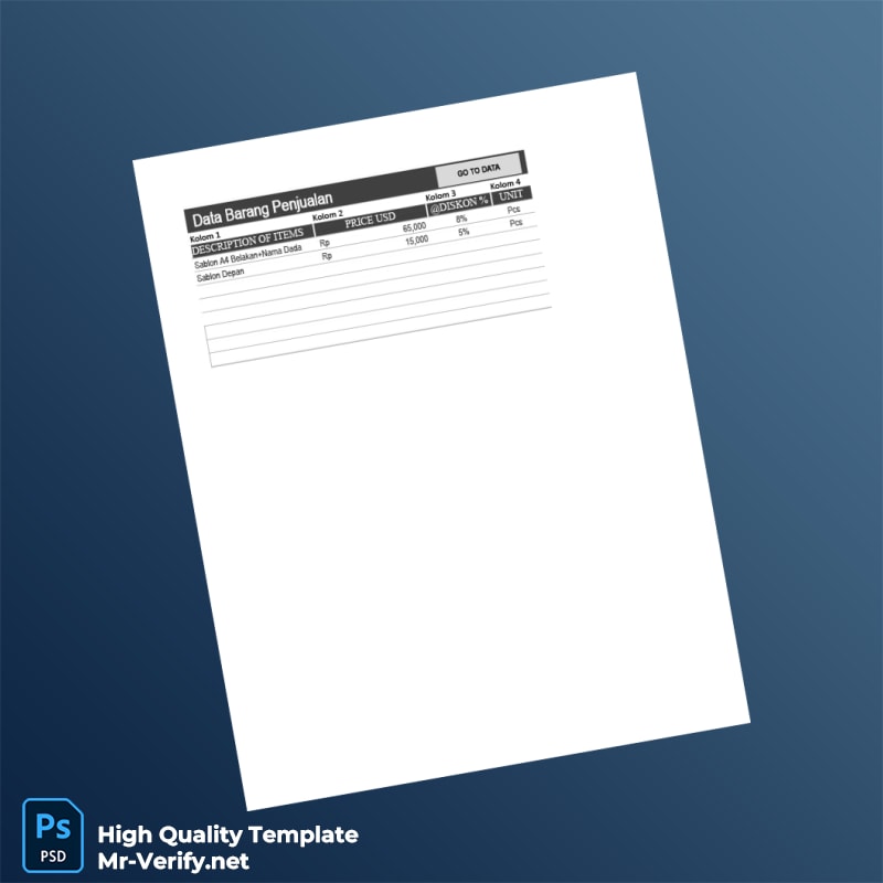 Indonesia Planet Sablon Invoice Template in Word and PDF formats page 7 Indonesia Planet Sablon Invoice Template in Word and PDF formats page 7