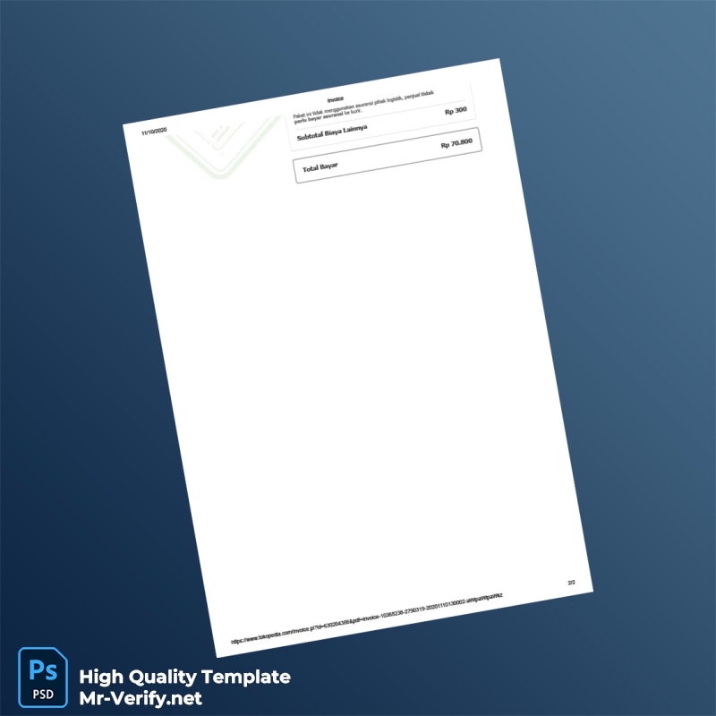 Indonesia Shine Plaza Invoice Template in Word and PDF formats page 2 Indonesia Shine Plaza Invoice Template in Word and PDF formats page 2