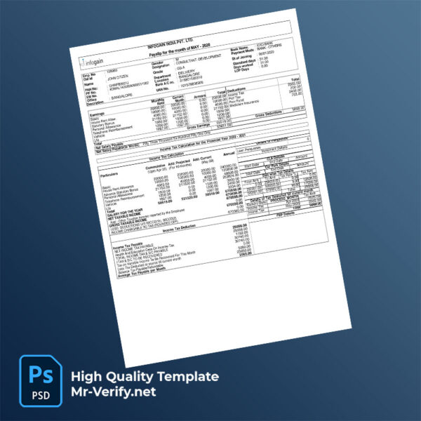 Infogain-India-PVT-LTD-payslip-word-and-pdf-template-mrverify Infogain India PVT LTD payslip word and pdf template