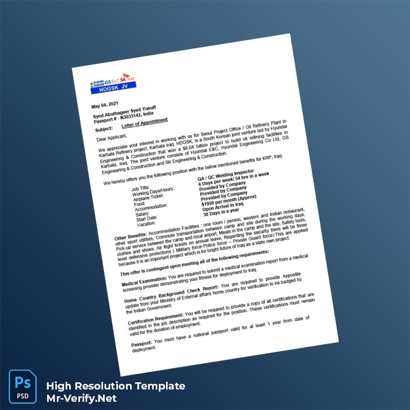 Karbala%20HDGSK-JV%20Employment%20Verification%20Letter%20Template%20in%20Word%20and%20PDF%20formats Editable Karbala HDGSK-JV Employment Verification Letter Word and Pdf Template Preview - Mac Doc