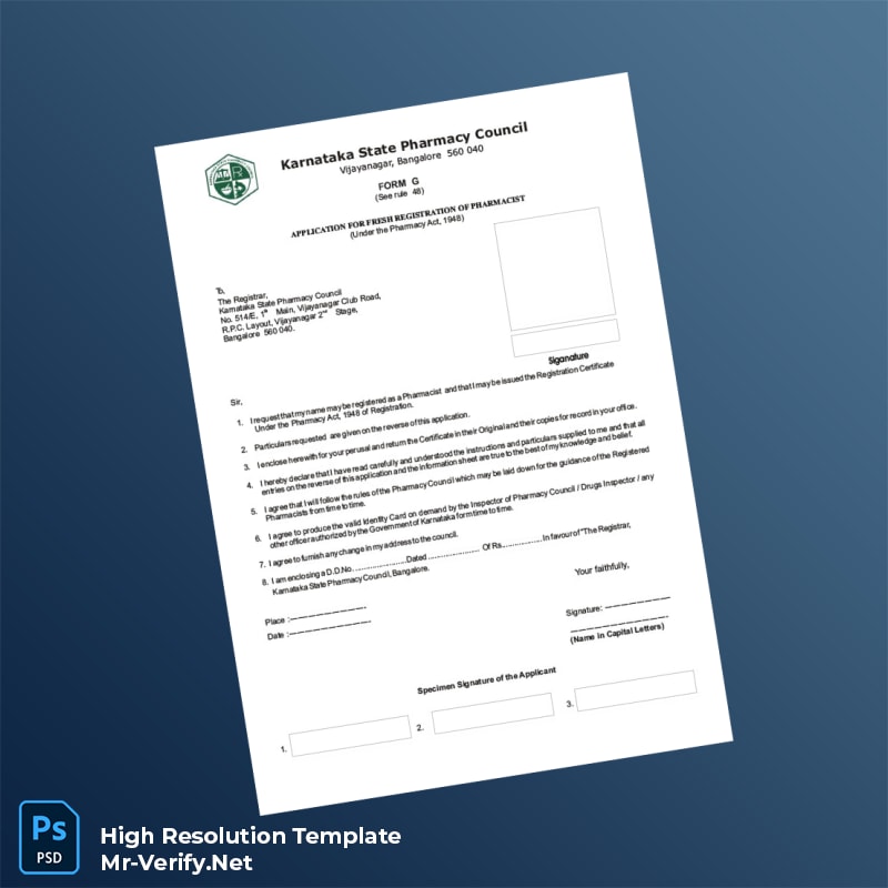 Karnataka%20State%20Pharmacy%20Council%20Registration%20Certificate%20Template%20in%20Word%20and%20PDF%20formats-page2 Editable Karnataka State Pharmacy Council Registration Certificate Template in Word and PDF formats page 2 Preview - Mac Doc