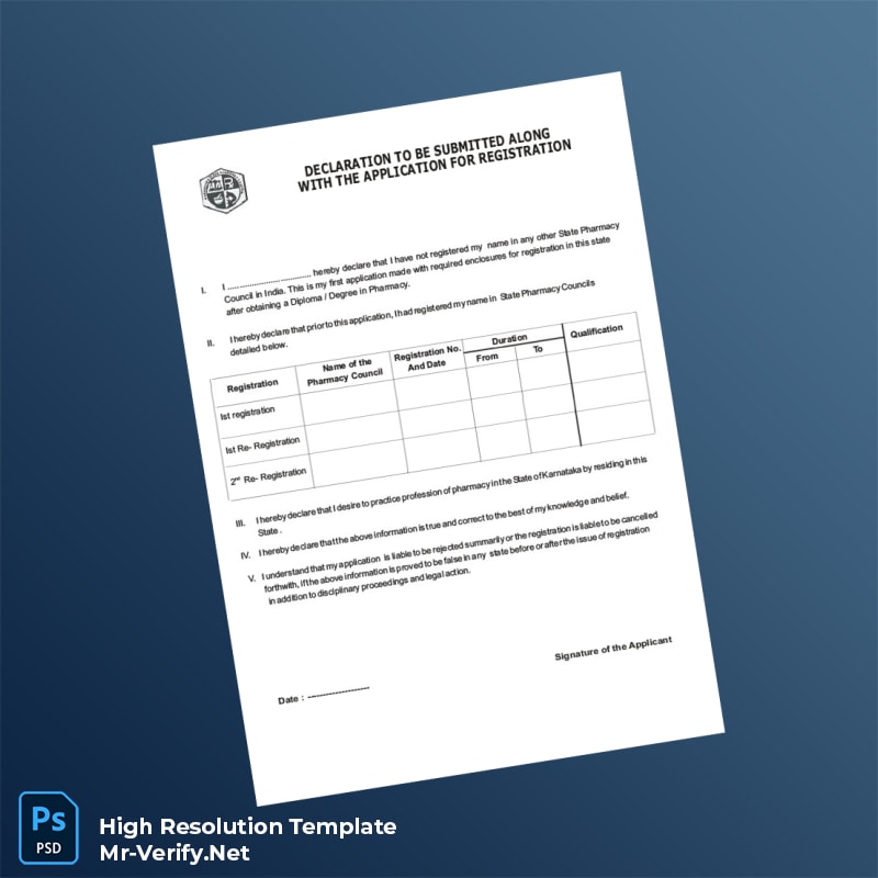 Karnataka%20State%20Pharmacy%20Council%20Registration%20Certificate%20Template%20in%20Word%20and%20PDF%20formats-page5 Editable Karnataka State Pharmacy Council Registration Certificate Template in Word and PDF formats page 5 Preview - Mac Doc